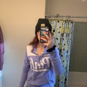 lavender quarter zip